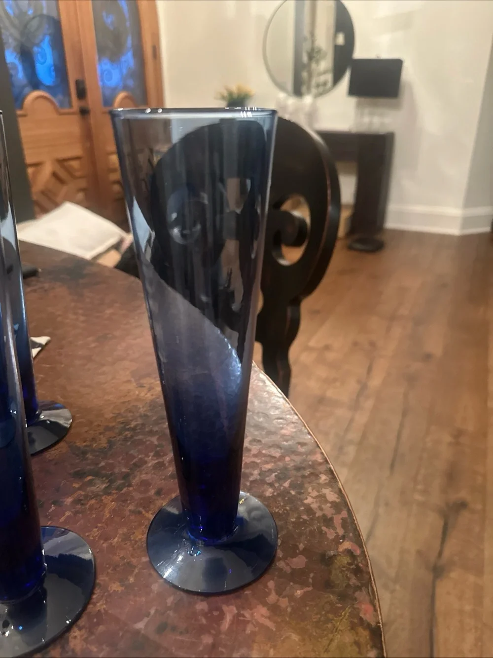 Cobalt Blue Flutes
